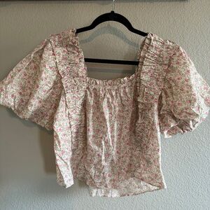 English Factory Flower Blouse